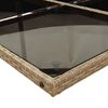 vidaXL Set comedor de jard&iacute;n con cojines 15 pzas rat&aacute;n sint&eacute;tico beige