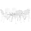 vidaXL Conjunto de Comedor de Jard&iacute;n 7 pcs Aluminio