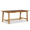 vidaXL Mesa de comedor de madera maciza reciclada 180 cm