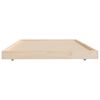 vidaXL Estructura de cama sin colch&oacute;n madera maciza de pino 100x200 cm