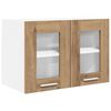 vidaXL Mueble colgante Riga 2 pcs Roble artesanal 60 x 31 x 40 cm