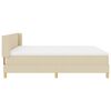 vidaXL Cama tipo Box Spring con colch&oacute;n Crema 200 x 180 cm Poli&eacute;ster