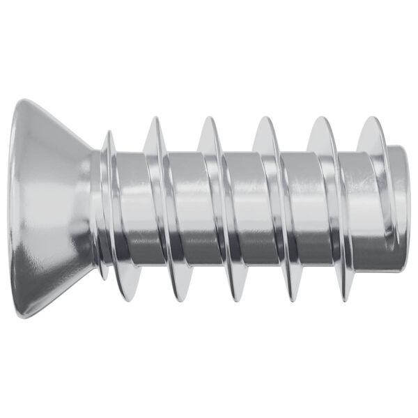 vidaXL Tornillo 2 pcs Plateado M6 x 12 mm Hierro