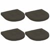 vidaXL Cojines de Asiento de 4 Piezas 4 uds. 100% Poli&eacute;ster