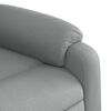 vidaXL Sillón de masaje reclinable de pie de tela gris claro