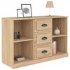 vidaXL Aparador madera contrachapada roble Sonoma 104,5x35,5x67,5 cm