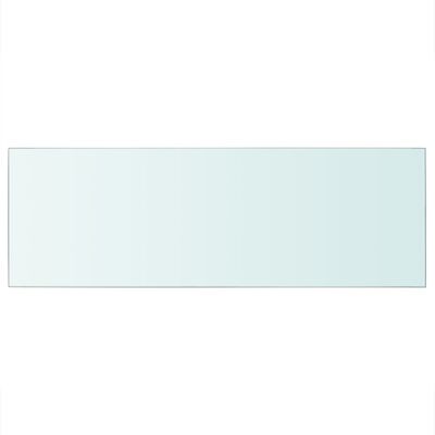 vidaXL Panel de estante vidrio claro 70x25 cm