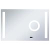 vidaXL Espejo de pared de ba&ntilde;o con LED y sensor t&aacute;ctil 100x60 cm