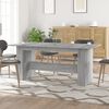 vidaXL Mesa de comedor madera de ingenier&iacute;a Sonoma gris 180x90x76 cm