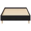 vidaXL Estructura de cama Roble negro 90 x 190 cm Madera contrachapada