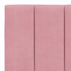 vidaXL Estructura de cama sin colch&oacute;n Hanko terciopelo rosa 160x200 cm
