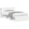 vidaXL Estructura de cama con almacenamiento Blanco 75 x 190 cm