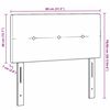 vidaXL Cabecero Ajustable en Altura con cabecera Taup&eacute; 80 cm tela