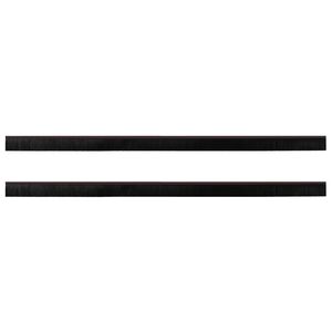 vidaXL Sellos de cepillo para puertas autoadhesivos 2 pcs Marr&oacute;n