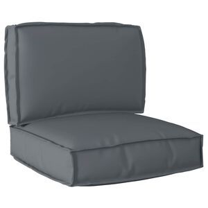vidaXL Juego de Cojines para Palets 2 pcs Antracita Tela Oxford