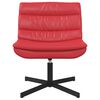 vidaXL Silla giratoria Rojo 63 x 75 x 76 cm PU
