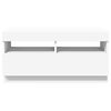vidaXL Mueble para TV con luces LED blanco 80x35x40 cm