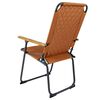 Bo-Camp Silla plegable de camping Jefferson color arcilla