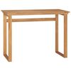 vidaXL Escritorio de madera maciza de teca 100x45x75 cm