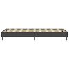 vidaXL Cama box spring tela gris oscuro 90x200 cm