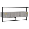 vidaXL Mueble TV de pared madera ingenier&iacute;a gris Sonoma 100,5x30x51 cm