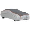 vidaXL Funda completa coche Sedan protecci&oacute;n antigranizo M gris/plata