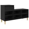 vidaXL Armario Zapatero con caj&oacute;n Roble Negro 102 x 36 x 60 cm