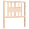 vidaXL Estructura de cama con cabecero madera maciza 90x200 cm