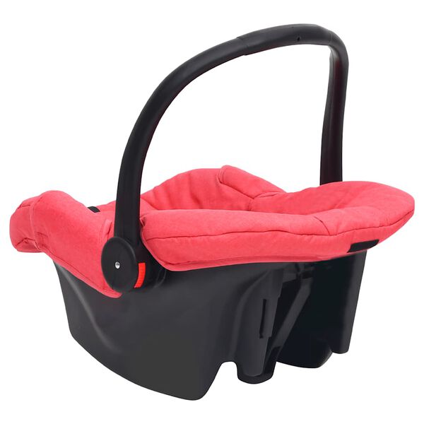 vidaXL Sillita de coche para beb&eacute;s rojo 42x65x57 cm
