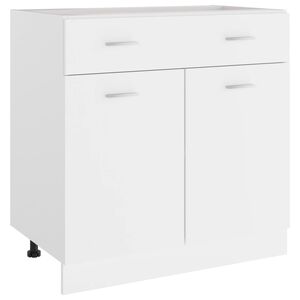 vidaXL Caj&oacute;n inferior "Lyon" blanco 80x46x81,5 cm Madera de ingenier&iacute;a