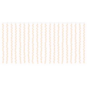 vidaXL Cortina de luces 600 LED Blanco C&aacute;lido 600 x 300 cm