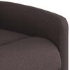vidaXL Sill&oacute;n el&eacute;ctrico reclinable elevable de tela marr&oacute;n oscuro