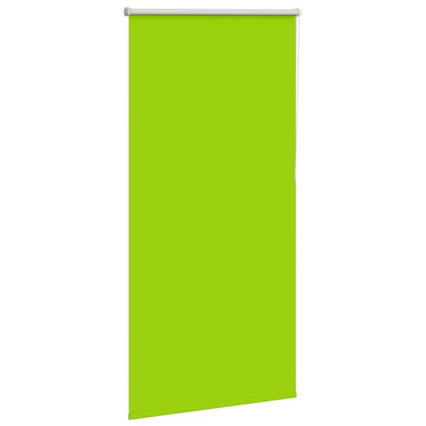 vidaXL Estor Enrollable Opaco hojas verde 75x150 cm Tela Ancho 70,7 cm