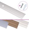 vidaXL Perfiles de suelo 5 unidades aluminio dorado 134 cm