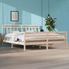 vidaXL Estructura de cama de madera maciza 200x200 cm