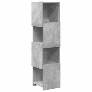vidaXL Armario de esquina Gris Concreto 25,5x25x102cm