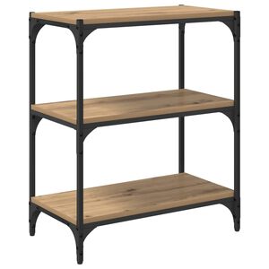 vidaXL Estanter&iacute;a para libros 3 niveles 60 x 33 x 70,5 cm