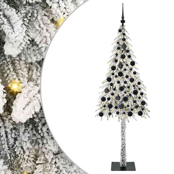 vidaXL Árbol de Navidad con 300 LED con soporte 180 cm PE y Acero