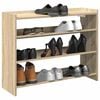vidaXL Mueble zapatero madera contrachapada roble sonoma 80x25x62 cm