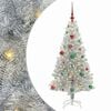 vidaXL &Aacute;rbol de Navidad con 150 LED con soporte Plateado 150 cm PET