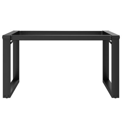 vidaXL Patas de mesa de centro estructura O hierro fundido 80x70x43 cm