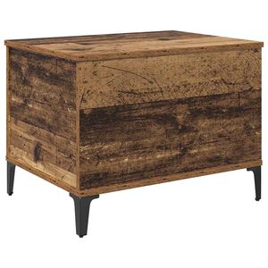 vidaXL Mesa de Caf&eacute; Madera envejecida 60 x 44,5 x 45 cm