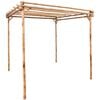 vidaXL P&eacute;rgola de bamb&uacute; 170x170x220 cm