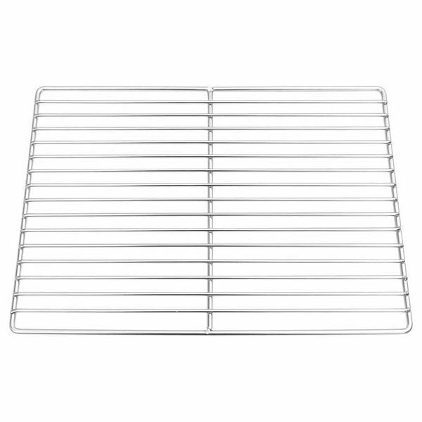 vidaXL Rejilla de parrilla Plateado 40 x 30 cm Acero inoxidable