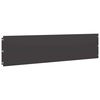 vidaXL Bordes para c&eacute;sped 20 uds acero laminado fr&iacute;o negro 25x103 cm