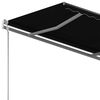 vidaXL Toldo de pie retr&aacute;ctil manual gris antracita 350x250 cm