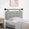 vidaXL Cabecera Colgante Montaje en la pared tela