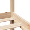 vidaXL Estructura de cama con cabecero madera de pino blanco 150x200cm