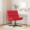 vidaXL Silla giratoria Rojo 63 x 75 x 76 cm PU