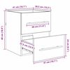 vidaXL Mueble de lavabo con caj&oacute;n Roble artesanal 38,5 x 41 x 48 cm